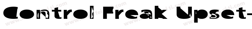 Control Freak Upset字体转换
